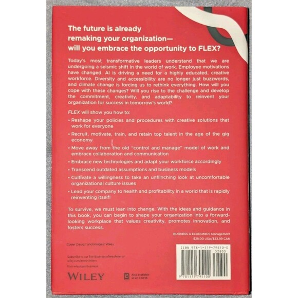 FLEX Rick Grimaldi SIGNED Hardcover Leader's Guide Nimble Change 2021 Wiley MINT - Picture 2 of 12